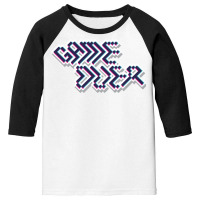 Game Over Pixel Glitch Style Youth 3/4 Sleeve | Artistshot