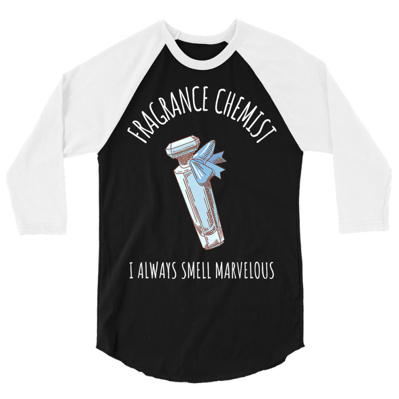 Fragrance Chemist Perfume Smell Marvelous Watercol 3/4 Sleeve Shirt | Artistshot