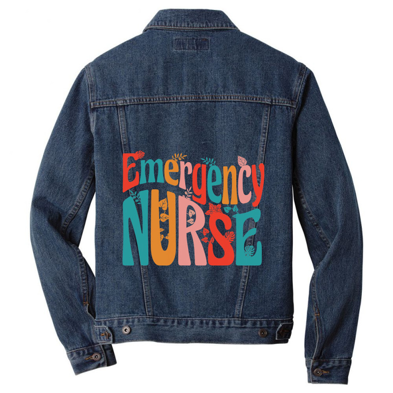 Emergency Nurse Er Nurse Men Denim Jacket | Artistshot