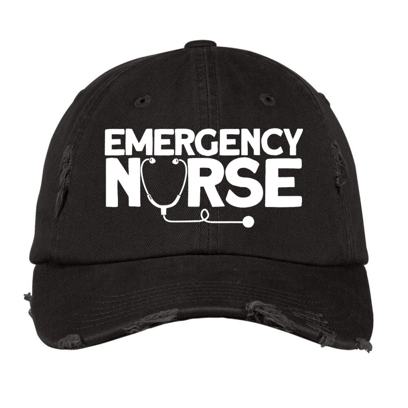 Emergency Nurse Humorous Nursing Nurse Vintage Cap | Artistshot