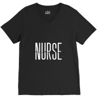 Emergency Nurse Leopard Print Er Nurse Nursing Sch V-neck Tee | Artistshot