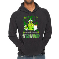 Emergency Nurse Squad Nursing St Patrick Day Gnome Vintage Hoodie | Artistshot