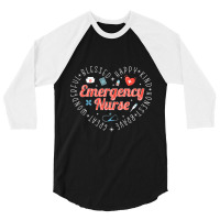 Emergency Nurse 3/4 Sleeve Shirt | Artistshot