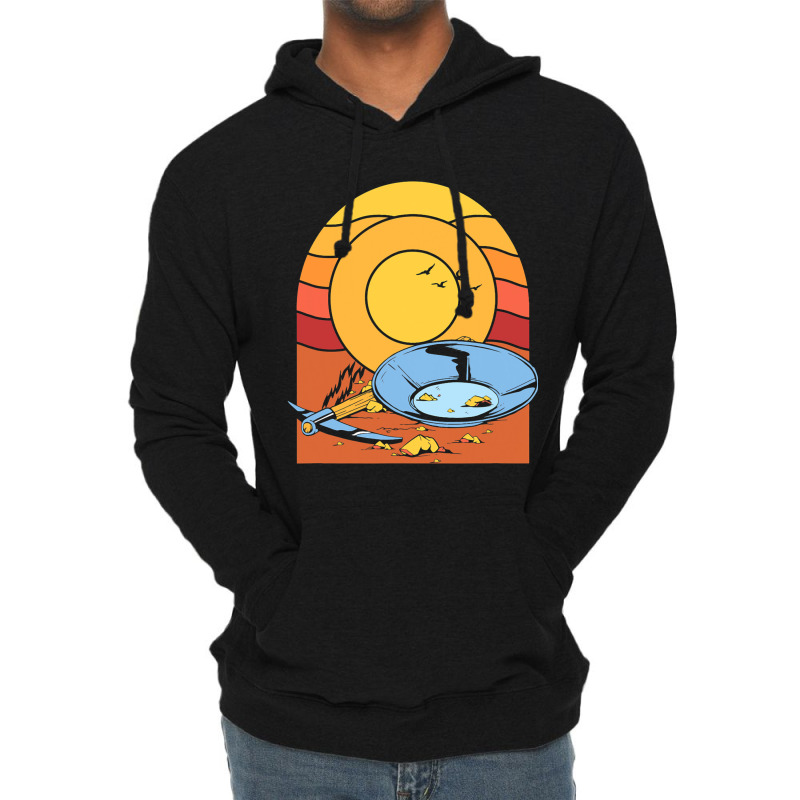 Funny Gold Panning Digging Miner Gold Prospector P Lightweight Hoodie by KochDestines | Artistshot