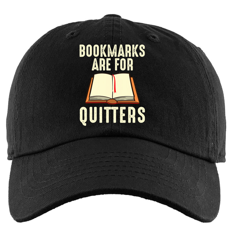 Funny Bookmarks Are For Quitters Reading Librarian Kids Cap by MarquisGoldsmith | Artistshot