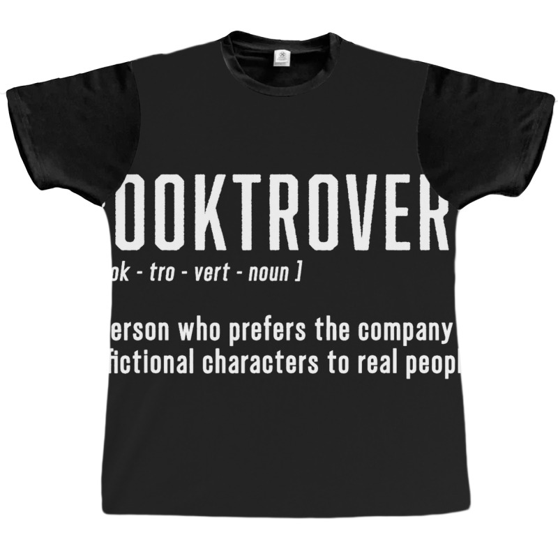 Funny Booktrovert Definition Book Lovers Librarian Graphic T-shirt by RowdyTroutman | Artistshot