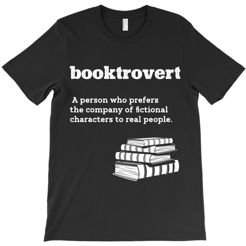 Funny Booktrovert Definition Librarian Gifts For B T-Shirt by DericLawlea | Artistshot