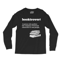 Funny Booktrovert Definition Librarian Gifts For B Long Sleeve Shirts | Artistshot