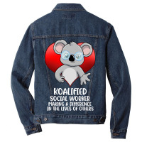 Social Worker Definition Men Denim Jacket | Artistshot