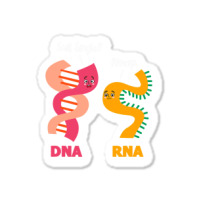 Still Single Always Dna Rna Chains Biology Lover B Sticker | Artistshot