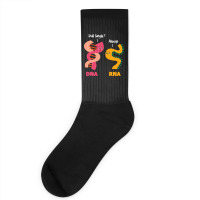 Still Single Always Dna Rna Chains Biology Lover B Socks | Artistshot