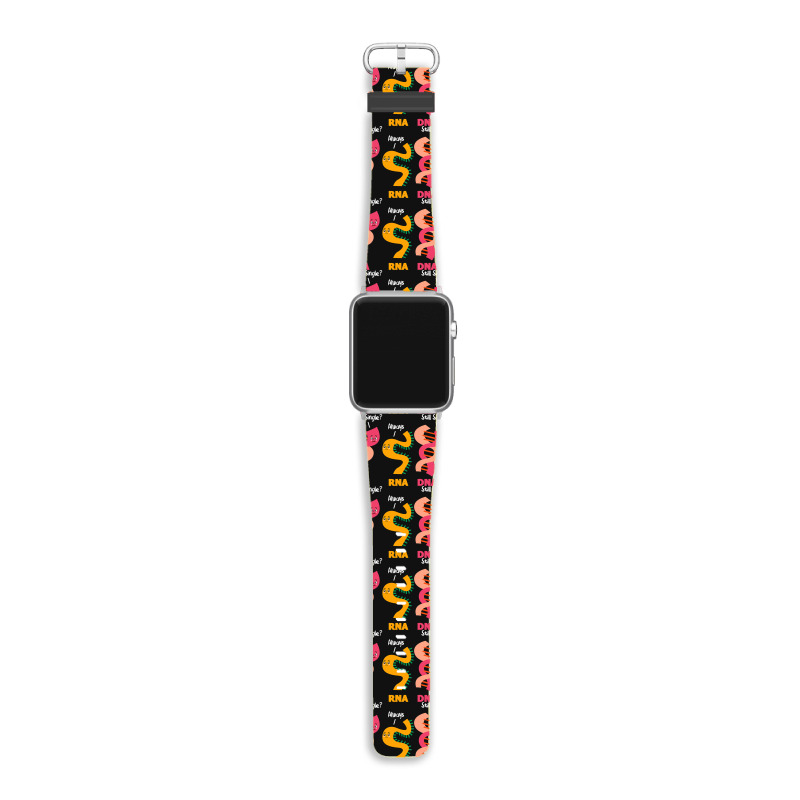 Still Single Always Dna Rna Chains Biology Lover B Apple Watch Band | Artistshot