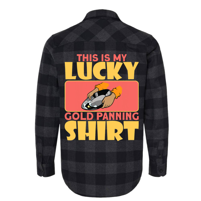 This Is My Lucky Gold Panning Shirt Miner Treasure Flannel Shirt by CharleaPeguer | Artistshot