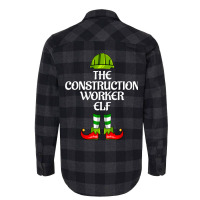 The Construction Worker Elf Christmas Career Costu Flannel Shirt | Artistshot