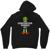 The Construction Worker Elf Christmas Career Costu Unisex Hoodie | Artistshot