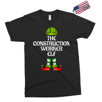 The Construction Worker Elf Christmas Career Costu Exclusive T-shirt | Artistshot