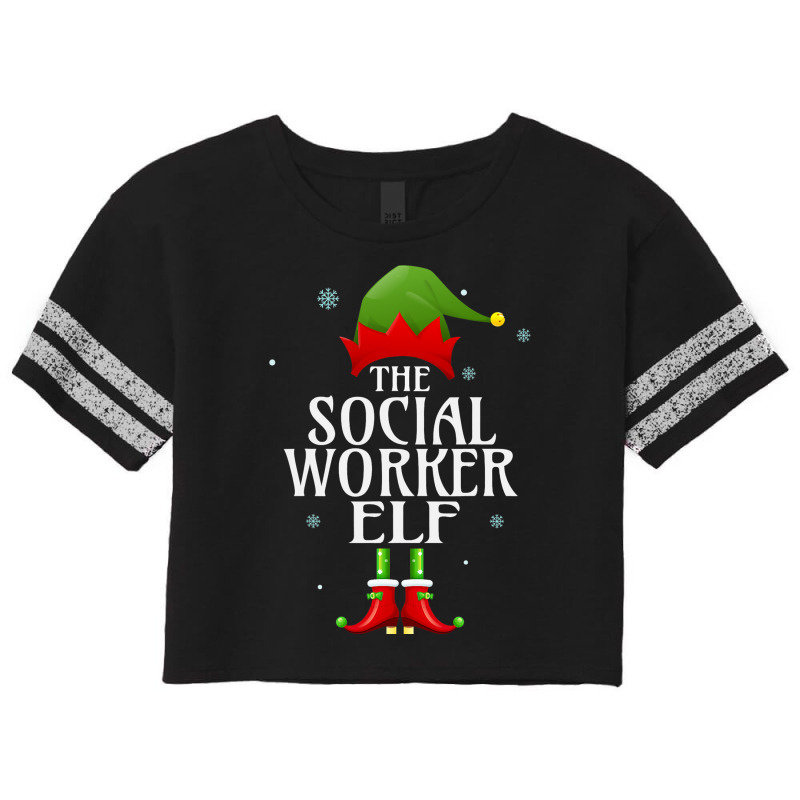 Social Worker Elf Xmas Groupe Matching Pajama Chri Scorecard Crop Tee by MaritzaCoats | Artistshot