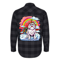 Shih Tzu Unicorn Rainbow Women Kids Girls Puppy Ow Flannel Shirt | Artistshot