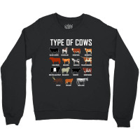 Types Of Cows Shirt Farmer Tee Shirt Costume Cow Crewneck Sweatshirt | Artistshot