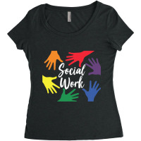 Social Work Job Graduation Worker 1 Women's Triblend Scoop T-shirt | Artistshot