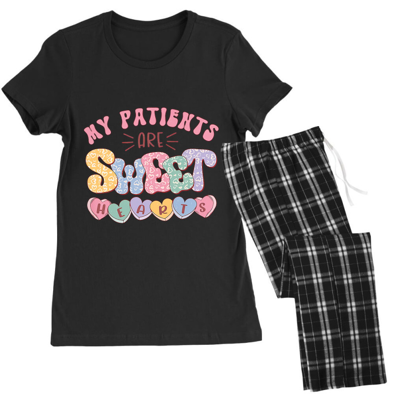 Retro Valentines Day Nurse My Patients Are Sweet H Women's Pajamas Set by FriedaBarcia | Artistshot