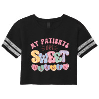 Retro Valentines Day Nurse My Patients Are Sweet H Scorecard Crop Tee | Artistshot