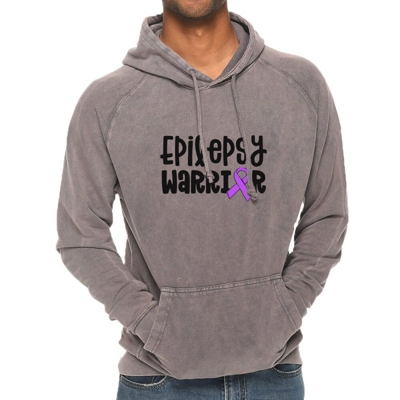 Epilepsy Warrior Shirt Kids Purple Ribbon Awareness Women Vintage Hoodie | Artistshot