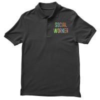 Social Worker Work Msw Masters Degree Graduation B Men's Polo Shirt | Artistshot