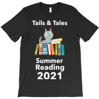 Summer Reading Tails And Tails Librarian Prize Gif T-shirt | Artistshot