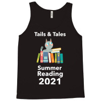 Summer Reading Tails And Tails Librarian Prize Gif Tank Top | Artistshot