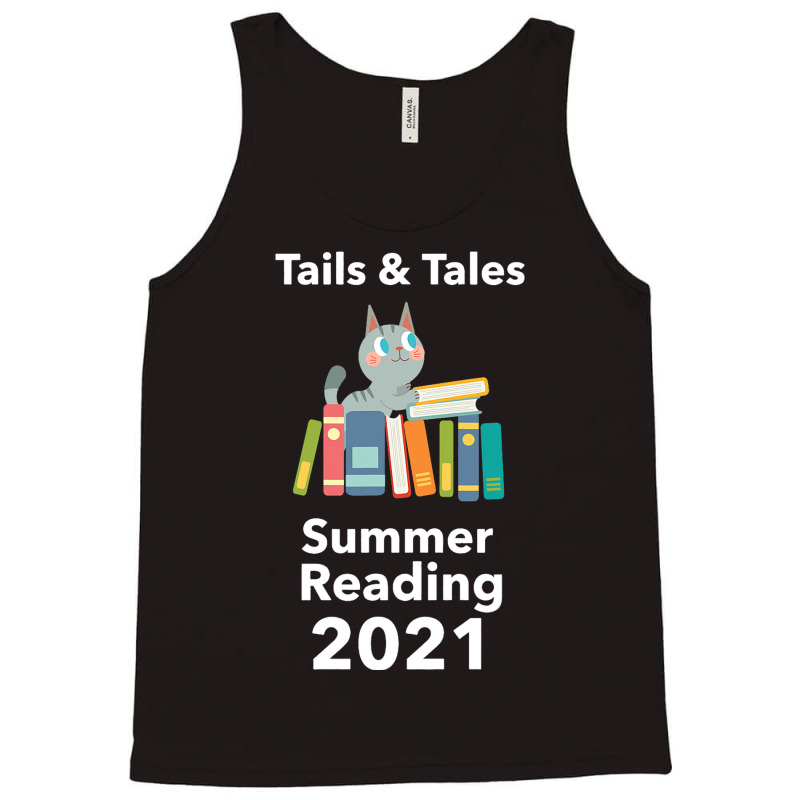 Summer Reading Tails And Tails Librarian Prize Gif Tank Top | Artistshot