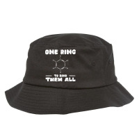 Ring To Bind Them All Chemistry Benzene Ring Molec Bucket Hat | Artistshot