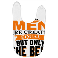 All Men Are Created (april) Baby Bibs | Artistshot