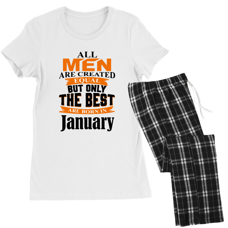 All Men Are Created January Women's Pajamas Set by didiergrobak | Artistshot