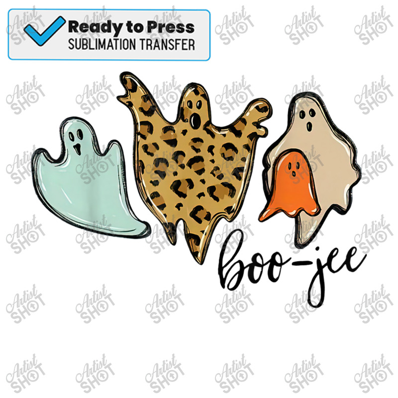 Boo-jee Leopard Funny Halloween Ghost Sublimation Transfer | Artistshot