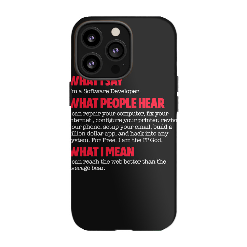 Software Developer Funny Computer Programmer Codin Iphone 13 Pro Case | Artistshot