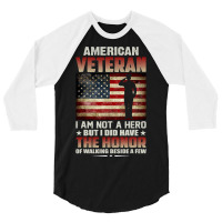 Soldier Honor Duty America American Veteran Honor 3/4 Sleeve Shirt | Artistshot