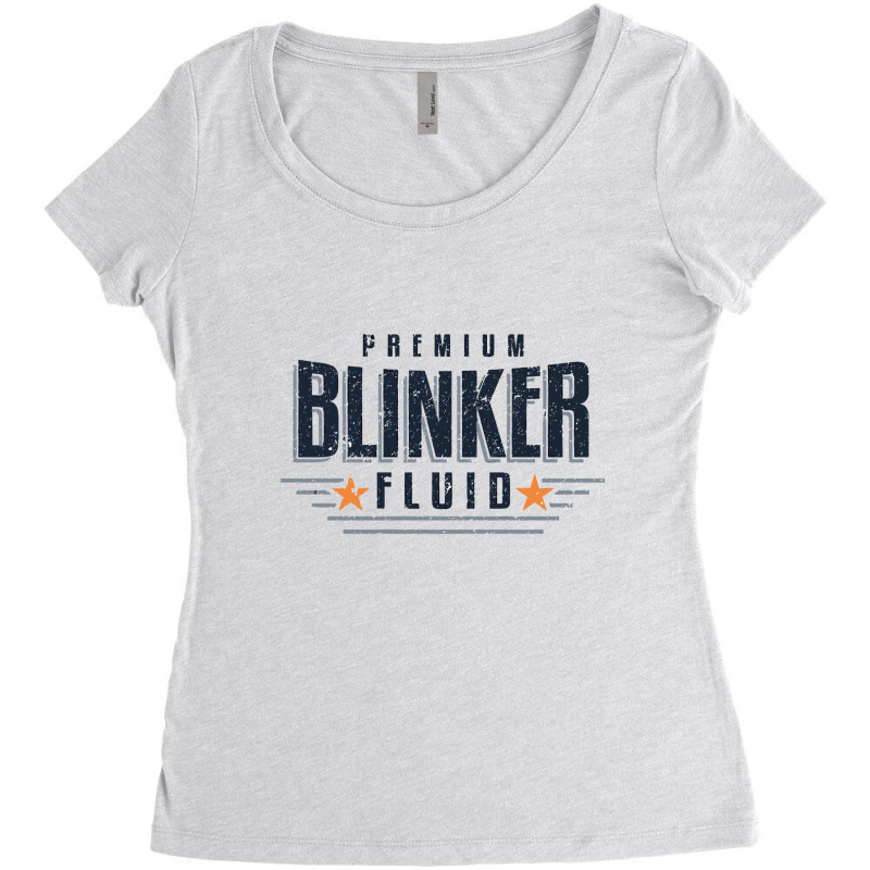 Premium Blinker Fluid Novelty Gear Head Joke Essential Women's Triblend Scoop T-shirt by diegomicel | Artistshot