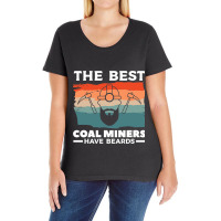 The Best Coal Miners Have Beards Miner Mining Ladies Curvy T-shirt | Artistshot