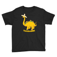 Taco Dinosaur Tacosaurus In Mexican Hat Cute Tacos Dino Lover Gift Youth Tee | Artistshot