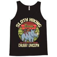 Sloth Hiking Team Sloth Rides Chubby Unicorn Hikin Tank Top | Artistshot