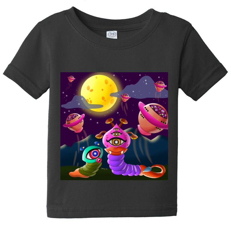 Kind Aliens Disinfecting The Land Baby Tee by MarMi | Artistshot