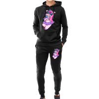 Unicorn Girl Sings A Song Karaoke Music Unicorn Hoodie & Jogger Set | Artistshot