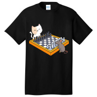 Cat Owner Chess Board Grandmaster Board Game Chess Basic T-shirt | Artistshot