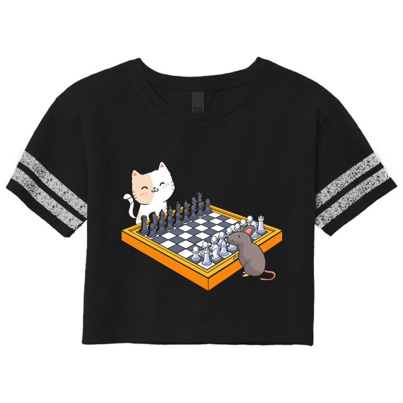 Cat Owner Chess Board Grandmaster Board Game Chess Scorecard Crop Tee | Artistshot