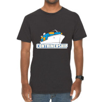 Containership Ship Captain Seaman Sailor Mariner S Vintage T-shirt | Artistshot