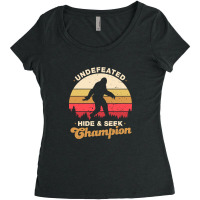 Hide And Seek Champion Undefeated 2 Women's Triblend Scoop T-shirt | Artistshot