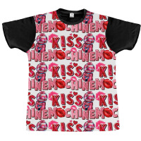 Kiss Machine Valentine's Day Graphic T-shirt | Artistshot