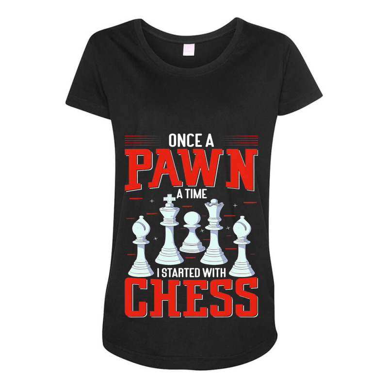 Chess Tournament Coach Chess Piece Queen King Rook Maternity Scoop Neck T-shirt by Fabulousam | Artistshot