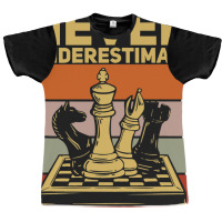 Chess Grandmaster An Old Man At The Chessboard Graphic T-shirt | Artistshot